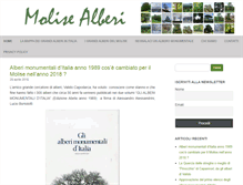 Tablet Screenshot of molisealberi.com